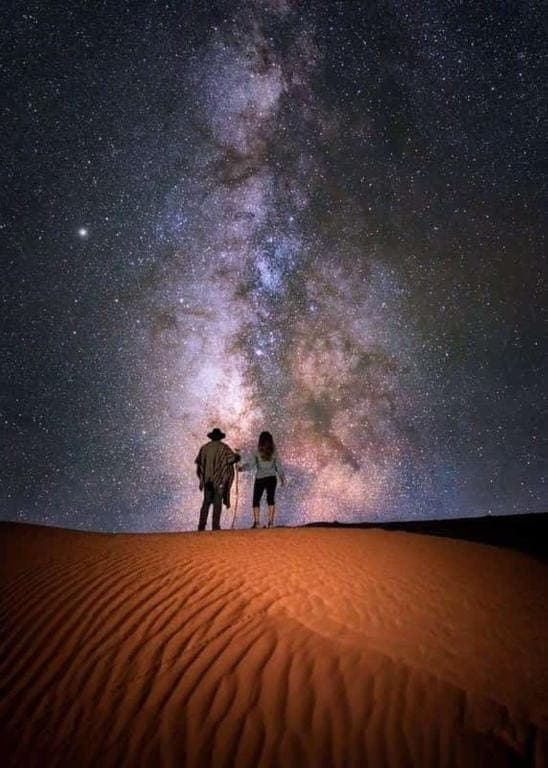 Stargazing under the Milky Way